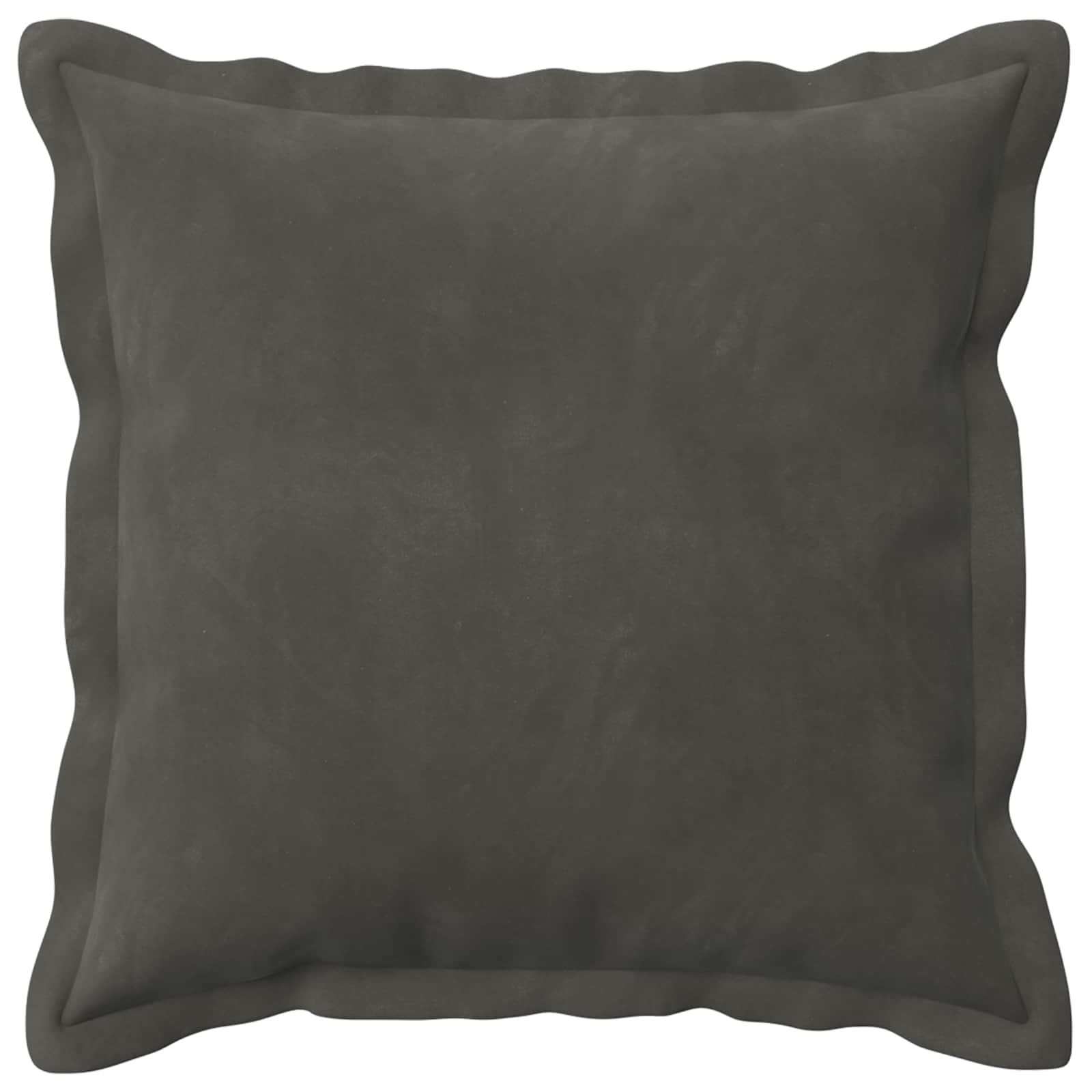 vidaXL Cushion Cover 12 pcs HOUTEN Dark Grey 40 x 40 cm Velvet 3