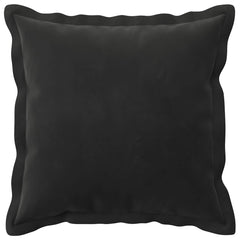 vidaXL Cushion Cover 12 pcs HOUTEN Black 40 x 40 cm Velvet 3