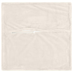 vidaXL Cushion Cover 12 pcs HOUTEN White 40 x 40 cm Faux Rabbit Fur 4