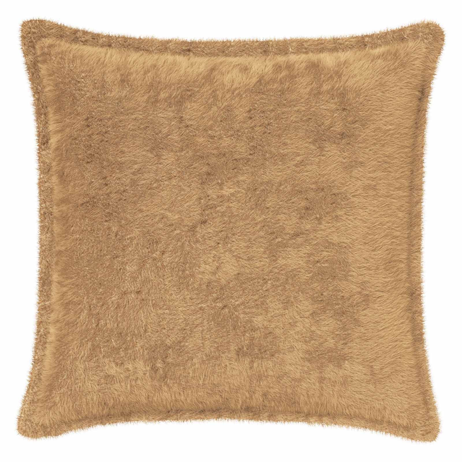 vidaXL Cushion Cover 12 pcs HOUTEN Taupe 40 x 40 cm Faux Rabbit Fur 3