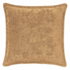 vidaXL Cushion Cover 12 pcs HOUTEN Taupe 40 x 40 cm Faux Rabbit Fur 3