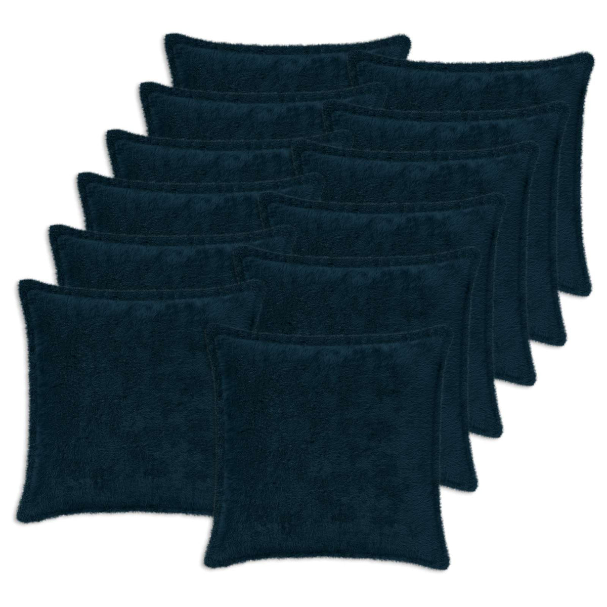 vidaXL Cushion Cover 12 pcs HOUTEN Navy Blue 40 x 40 cm 2