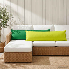 vidaXL Cushion with Pillow HOUTEN Bright Green 40 x 145 cm Polyester 3