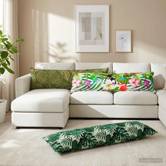 vidaXL Cushion Leaf HOUTEN Leaf Design 40 x 145 cm Polyester 3