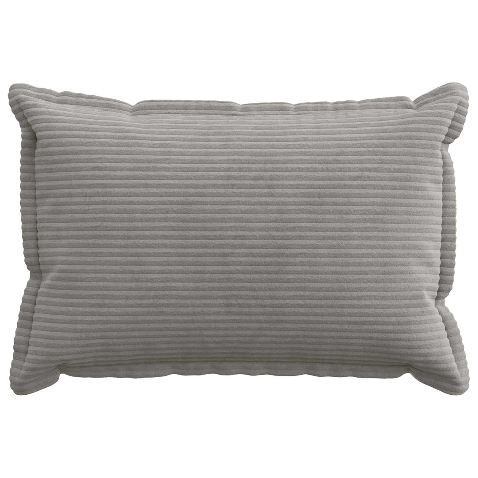 vidaXL Cushion Cover 6 pcs HOUTEN Light Grey 40 x 60 cm Corduroy 2