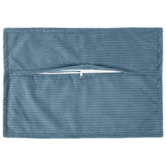 vidaXL Cushion Cover 6 pcs HOUTEN Blue 40 x 60 cm Corduroy 3