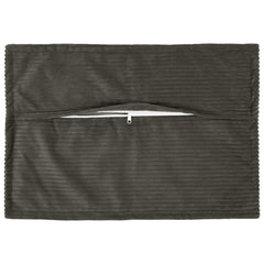 vidaXL Cushion Cover 6 pcs HOUTEN Anthracite 40 x 60 cm Corduroy 3