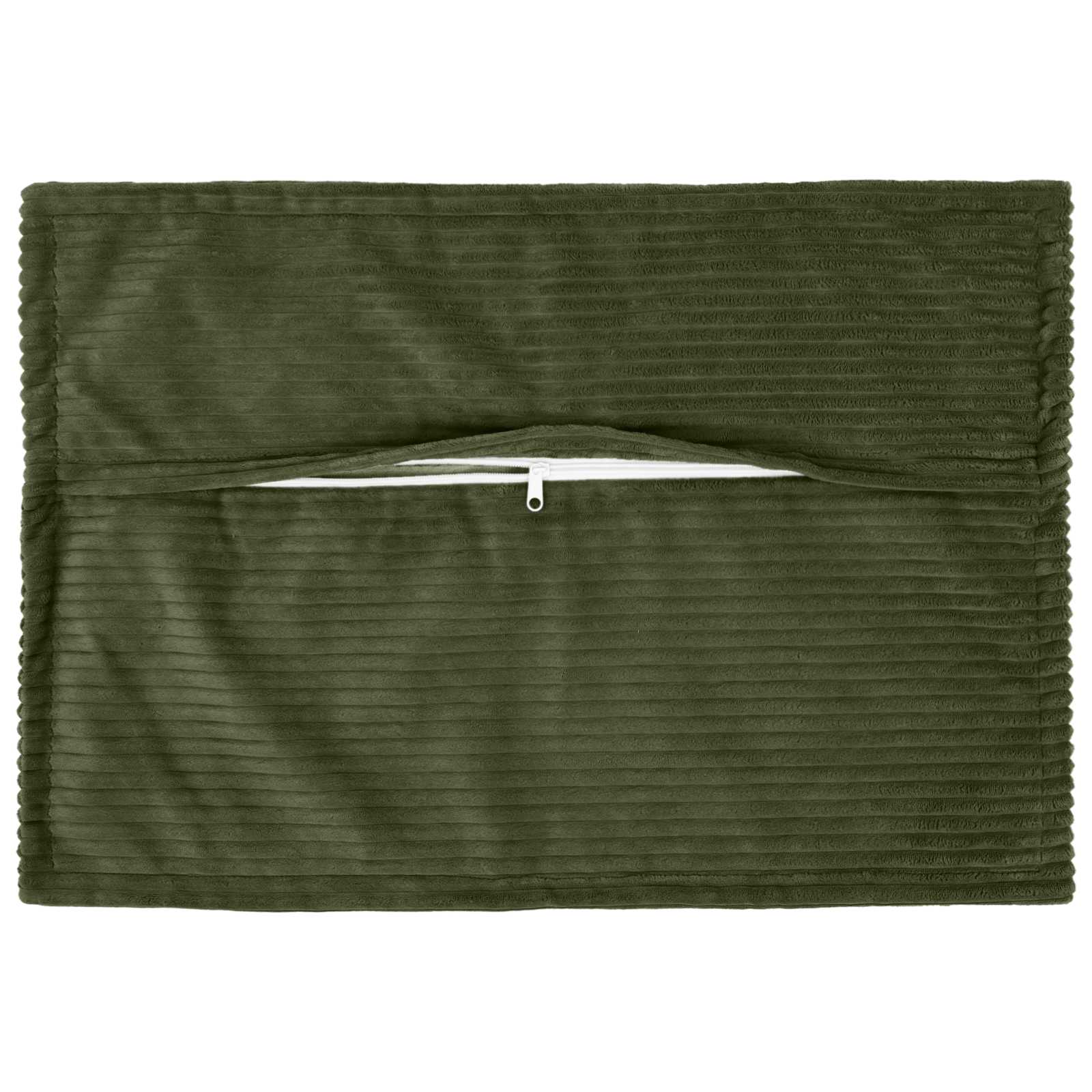 vidaXL Cushion Cover 6 pcs HOUTEN Green 40 x 60 cm Corduroy 3