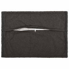vidaXL Cushion Cover 6 pcs HOUTEN Dark Grey 40 x 60 cm Bouclé 3