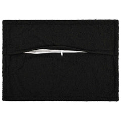 vidaXL Cushion Cover 6 pcs HOUTEN Black 40 x 60 cm Bouclé 3