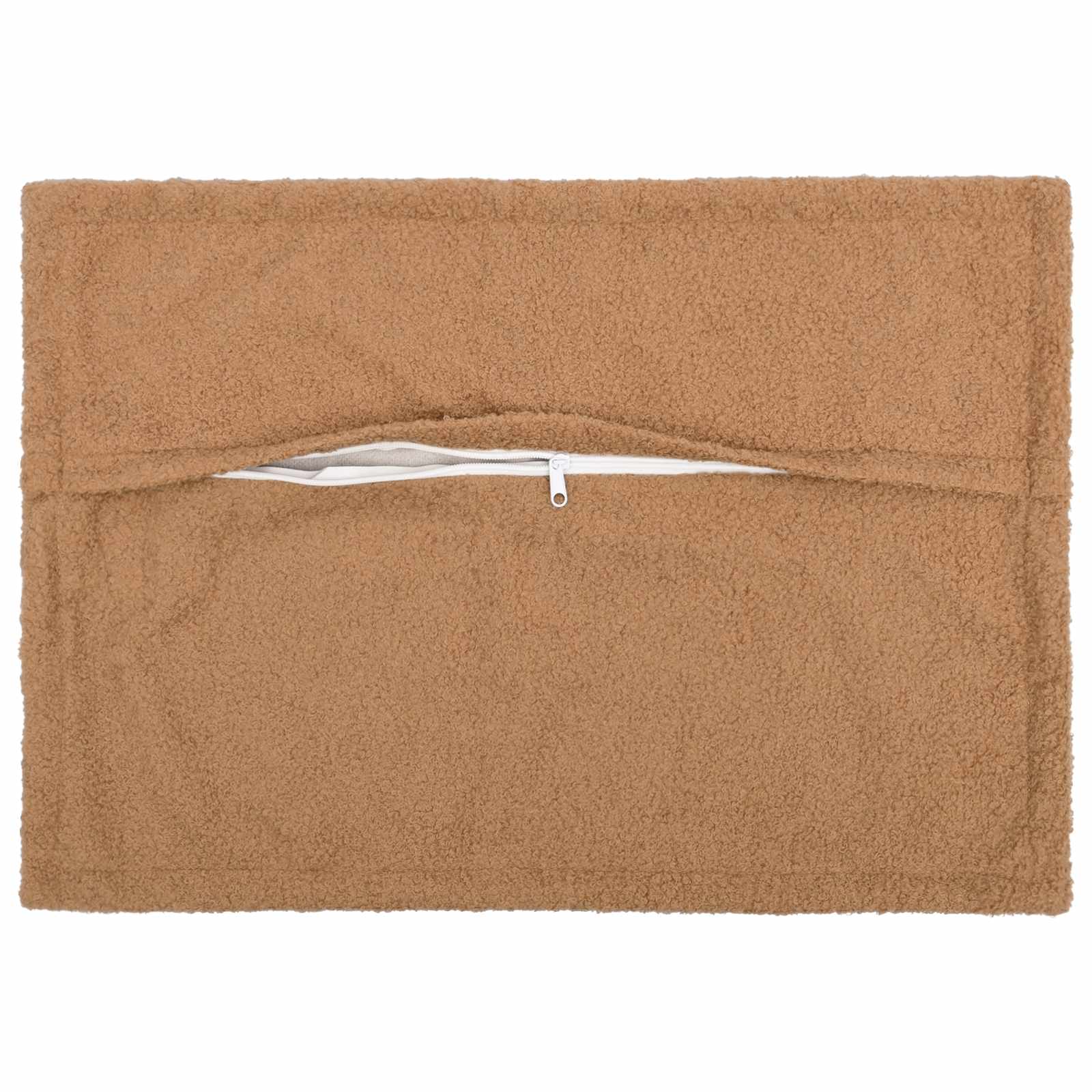 vidaXL Cushion Cover 6 pcs HOUTEN Beige 40 x 60 cm Bouclé 3