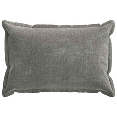 vidaXL Cushion Cover 6 pcs HOUTEN Dark Grey 40 x 60 cm Chenille Fabric 3