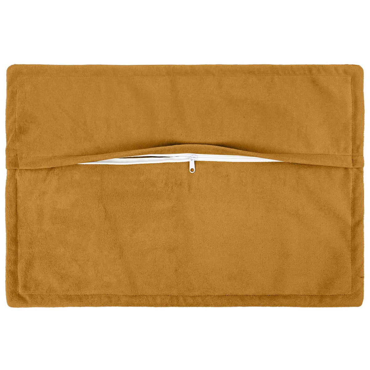 Cushion Cover 6 pcs HOUTEN Yellow Microfiber Fleece, image 3