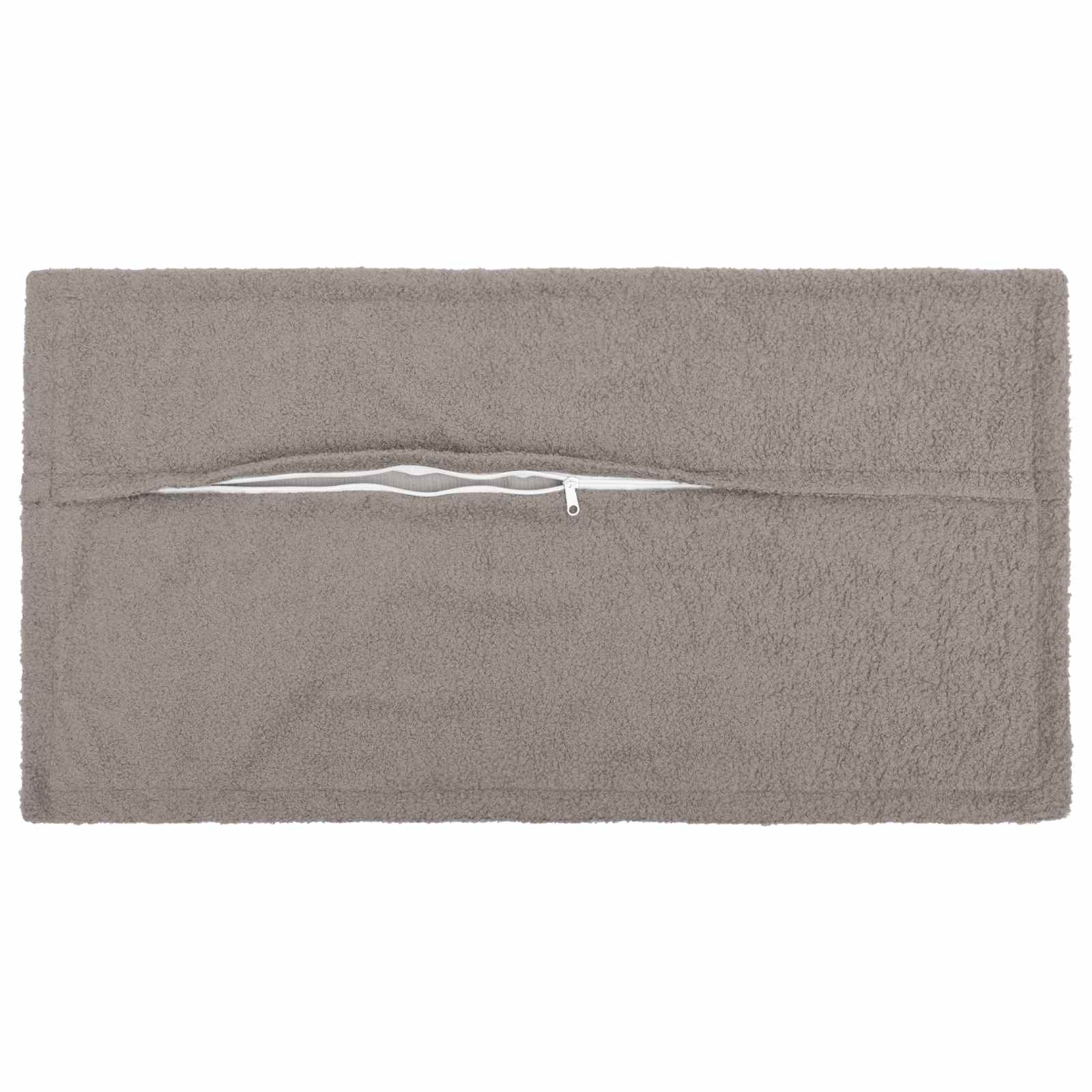 vidaXL Cushion Cover 6 pcs HOUTEN Light Grey 40 x 70 cm Bouclé 3