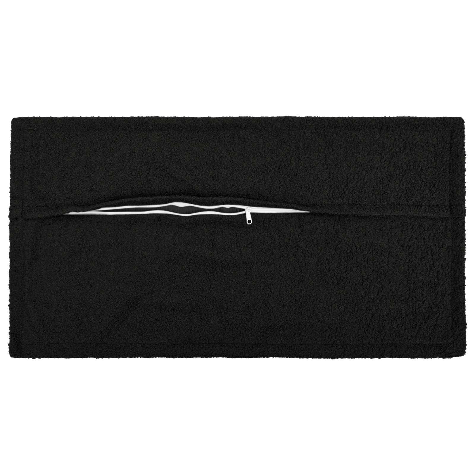 vidaXL Cushion Cover 6 pcs HOUTEN Black 40 x 70 cm Bouclé 3
