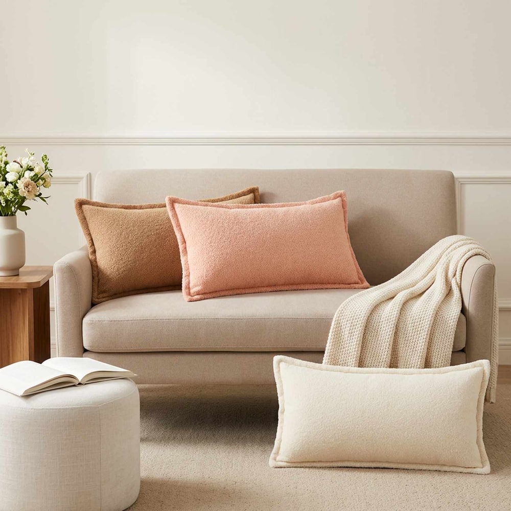 Cushion Cover HOUTEN Bouclé