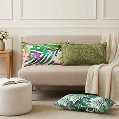 Throw Pillow HOUTEN Polyester Leaf design