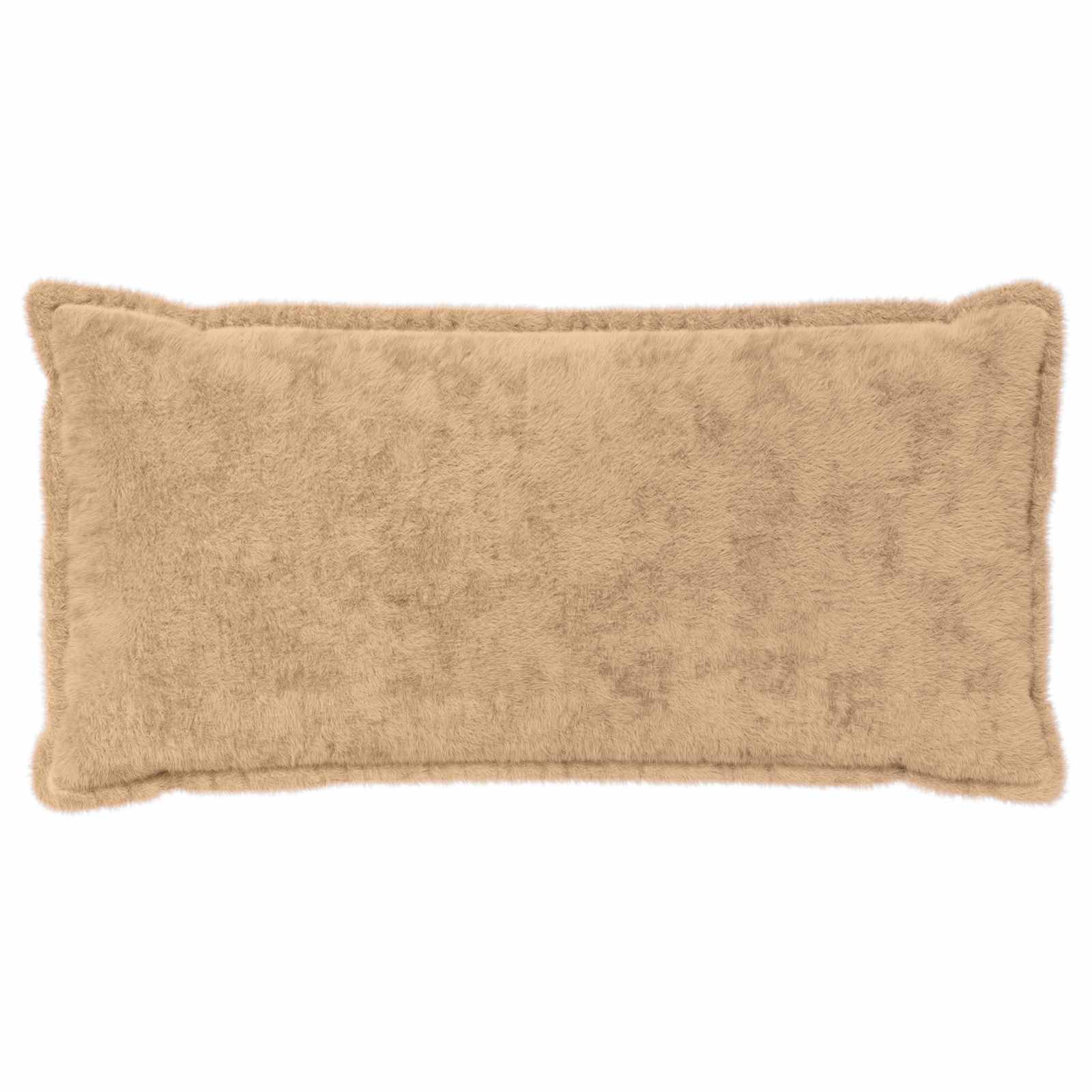 vidaXL Cushion Cover 6 pcs HOUTEN Cream 40 x 70 cm Faux Rabbit Fur 3
