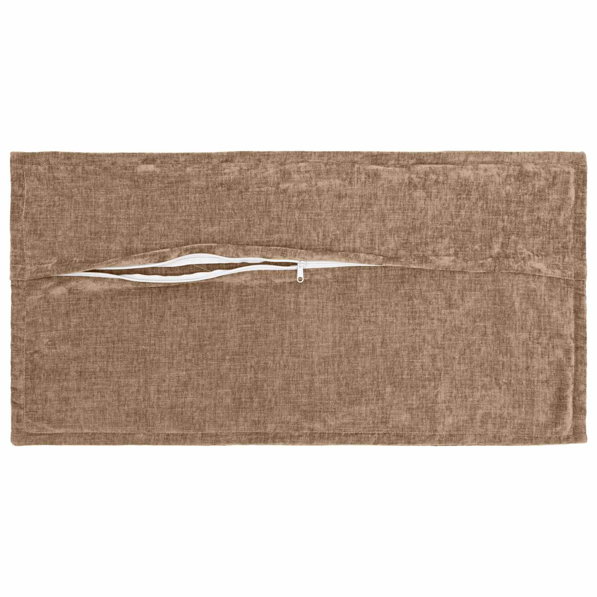 Cushion Cover HOUTEN Brown Chenille Fabric