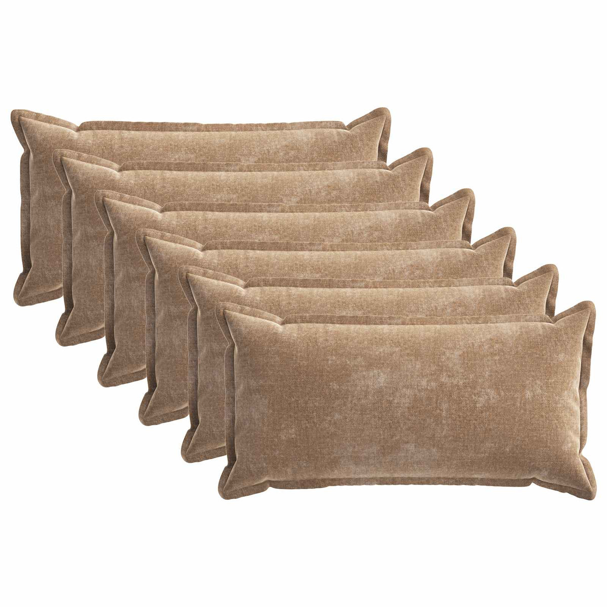 Cushion Cover HOUTEN Brown Chenille Fabric