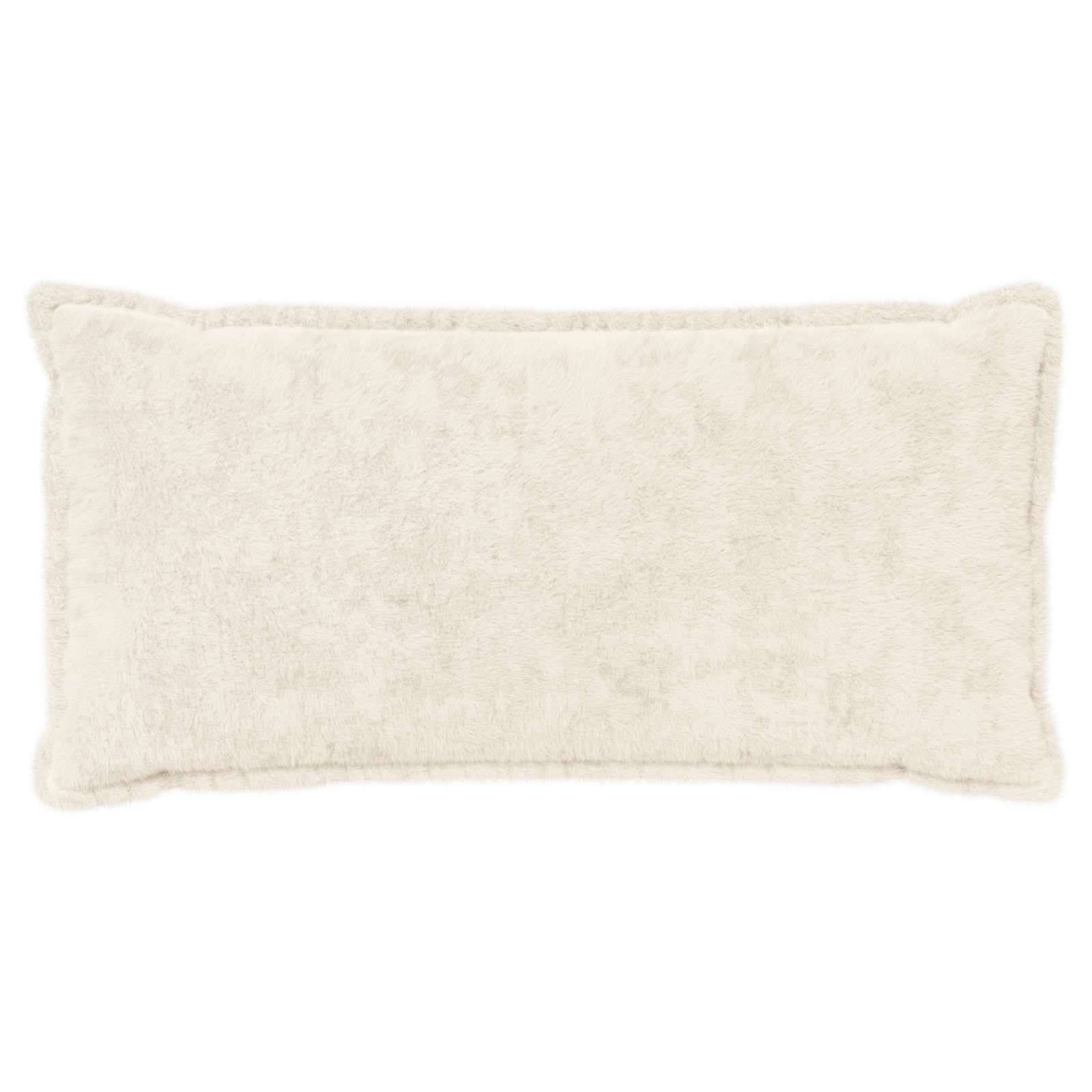 vidaXL Cushion Cover 6 pcs HOUTEN White 40 x 80 cm Faux Rabbit Fur 3