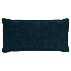 vidaXL Cushion Cover 6 pcs HOUTEN Navy Blue 40 x 80 cm Faux Rabbit Fur 3