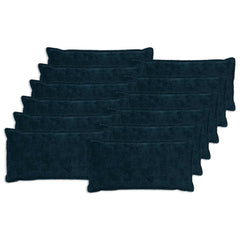 vidaXL Cushion Cover 12 pcs HOUTEN Navy Blue 40 x 80 cm 2