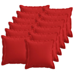 Cushion Cover 12 pcs HOUTEN Red Faux Linen, image 2
