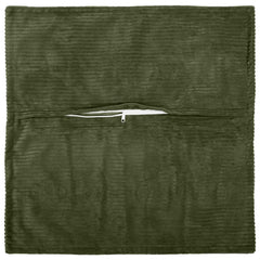 vidaXL Cushion Cover 6 pcs HOUTEN Green 45 x 45 cm Corduroy 3