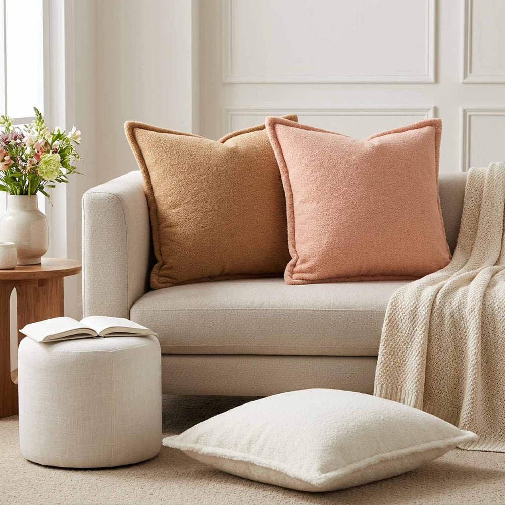 Cushion Cover HOUTEN Bouclé