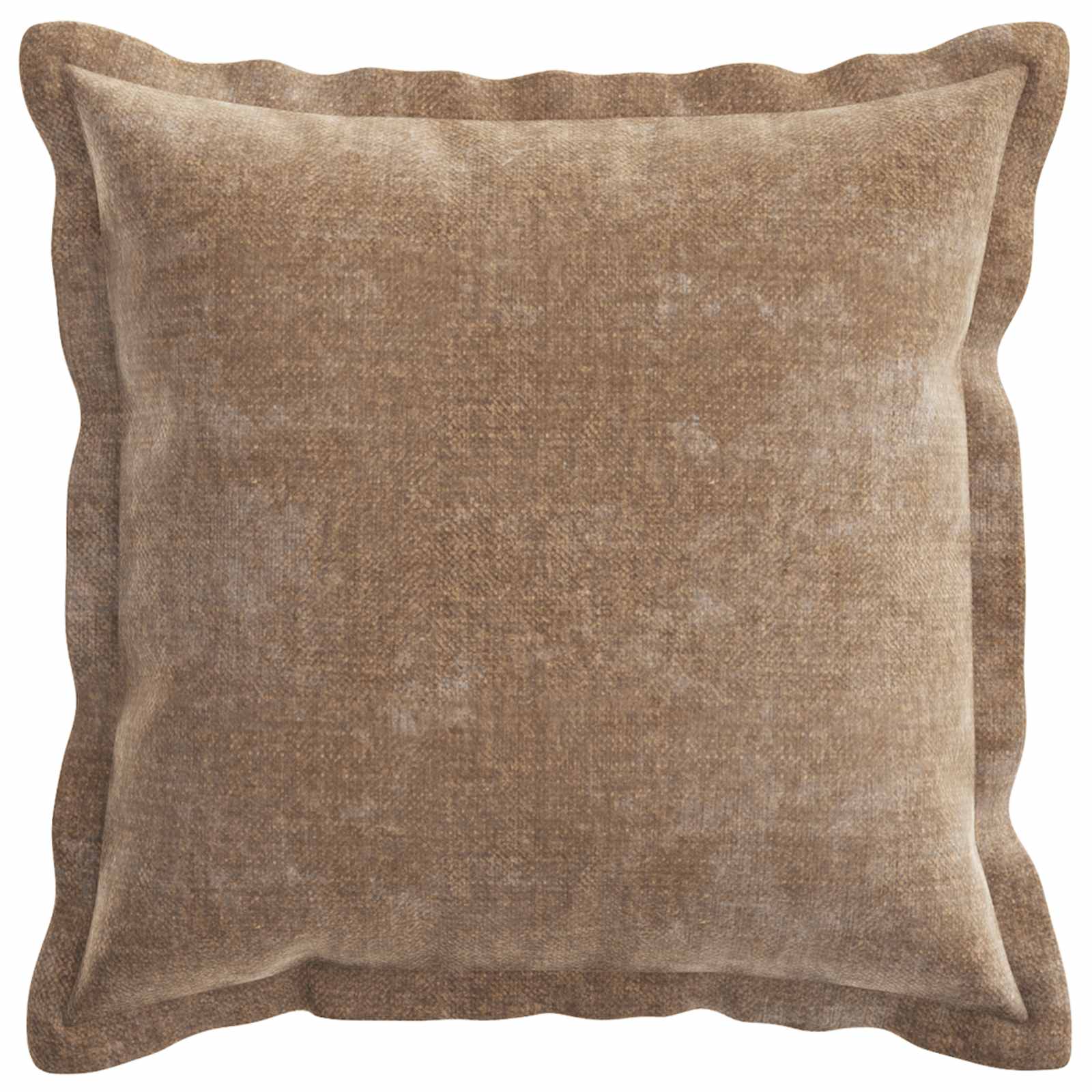 vidaXL Cushion Cover 6 pcs HOUTEN Brown 45 x 45 cm Chenille Fabric 3