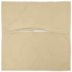 vidaXL Cushion Cover 12 pcs HOUTEN Beige 45 x 45 cm Polyester 4