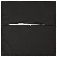 vidaXL Cushion Cover 12 pcs HOUTEN Black 45 x 45 cm Polyester 4