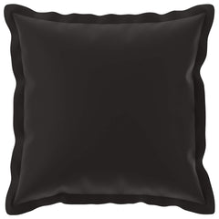 vidaXL Cushion Cover 12 pcs HOUTEN Black 45 x 45 cm Polyester 3