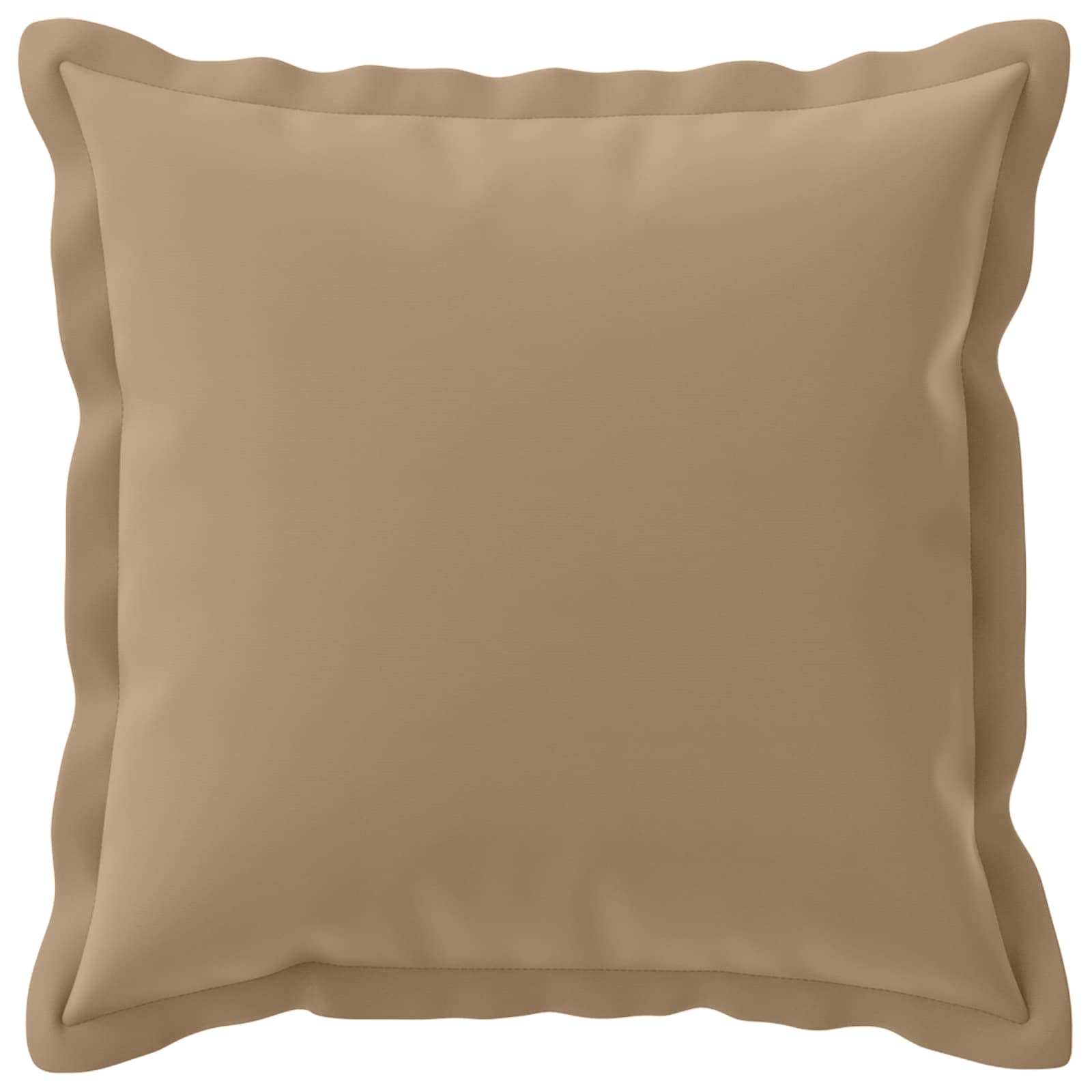 vidaXL Cushion Cover 12 pcs HOUTEN Taupe 45 x 45 cm Polyester 3