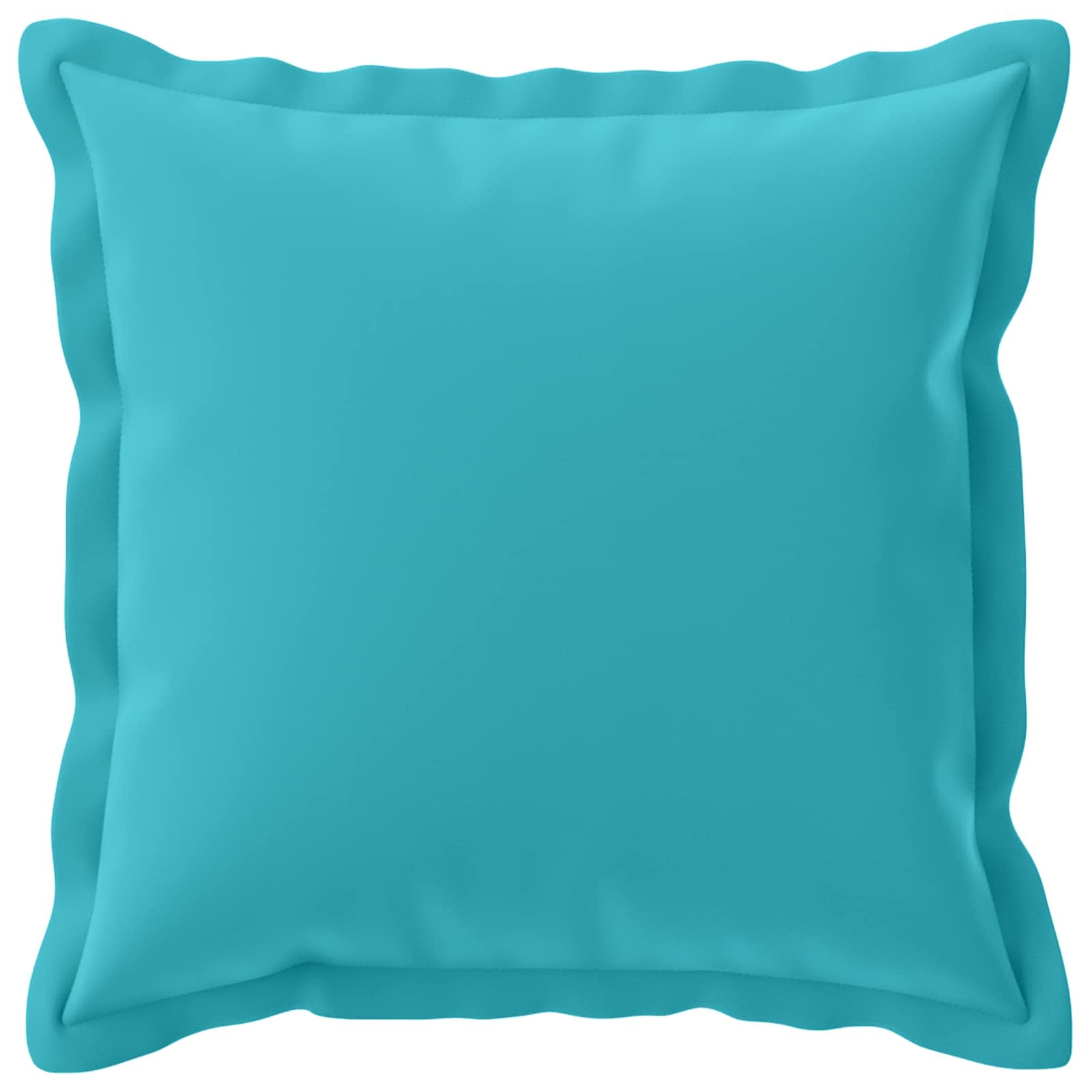 vidaXL Cushion Cover 12 pcs HOUTEN Turquoise 45 x 45 cm Polyester 3