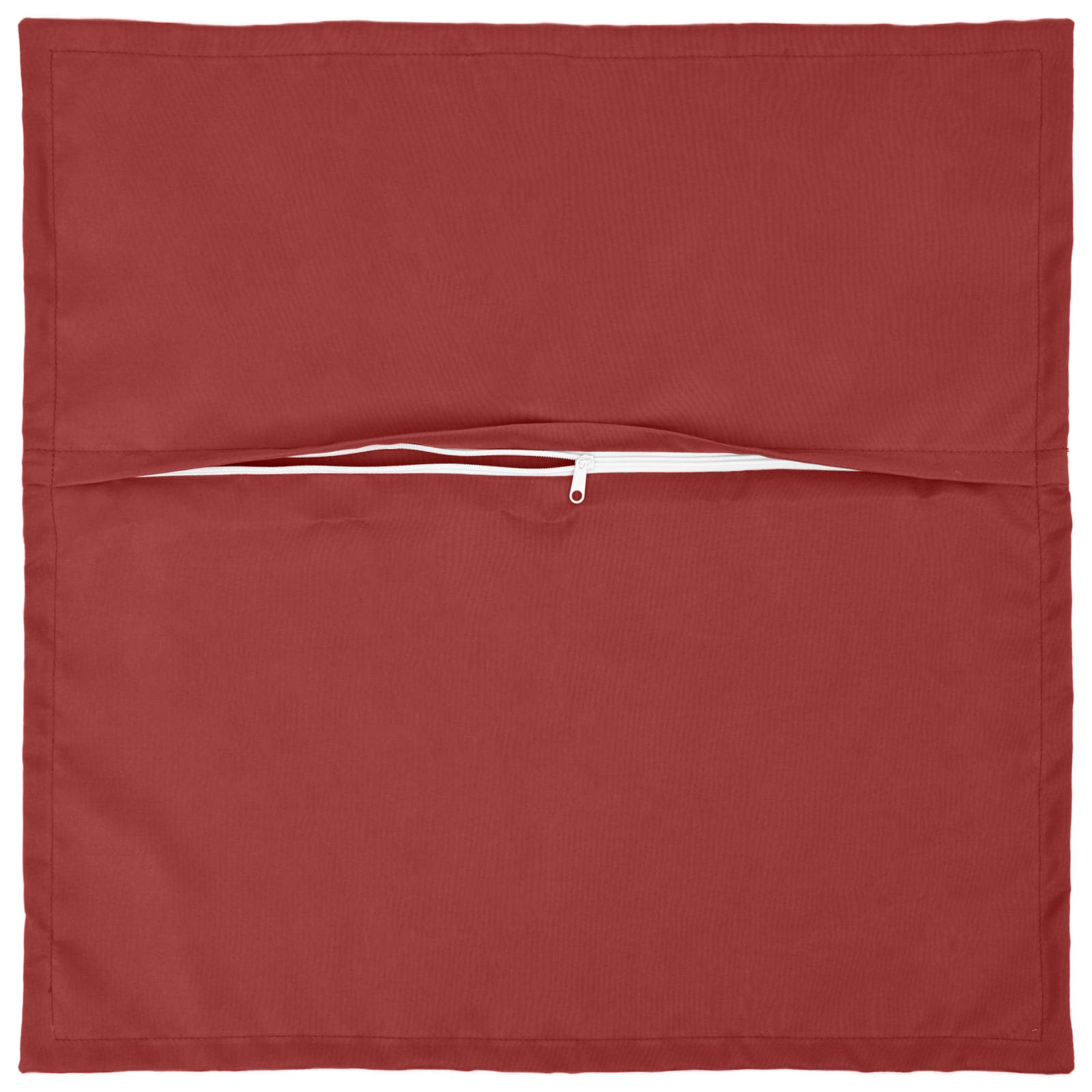 vidaXL Cushion Cover 12 pcs HOUTEN Wine Red 45 x 45 cm Polyester 4