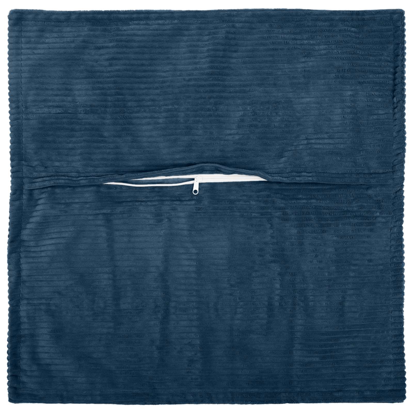 vidaXL Cushion Cover 6 pcs HOUTEN Navy Blue 50 x 50 cm Corduroy 3