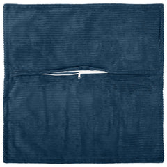 vidaXL Cushion Cover 6 pcs HOUTEN Navy Blue 50 x 50 cm Corduroy 3