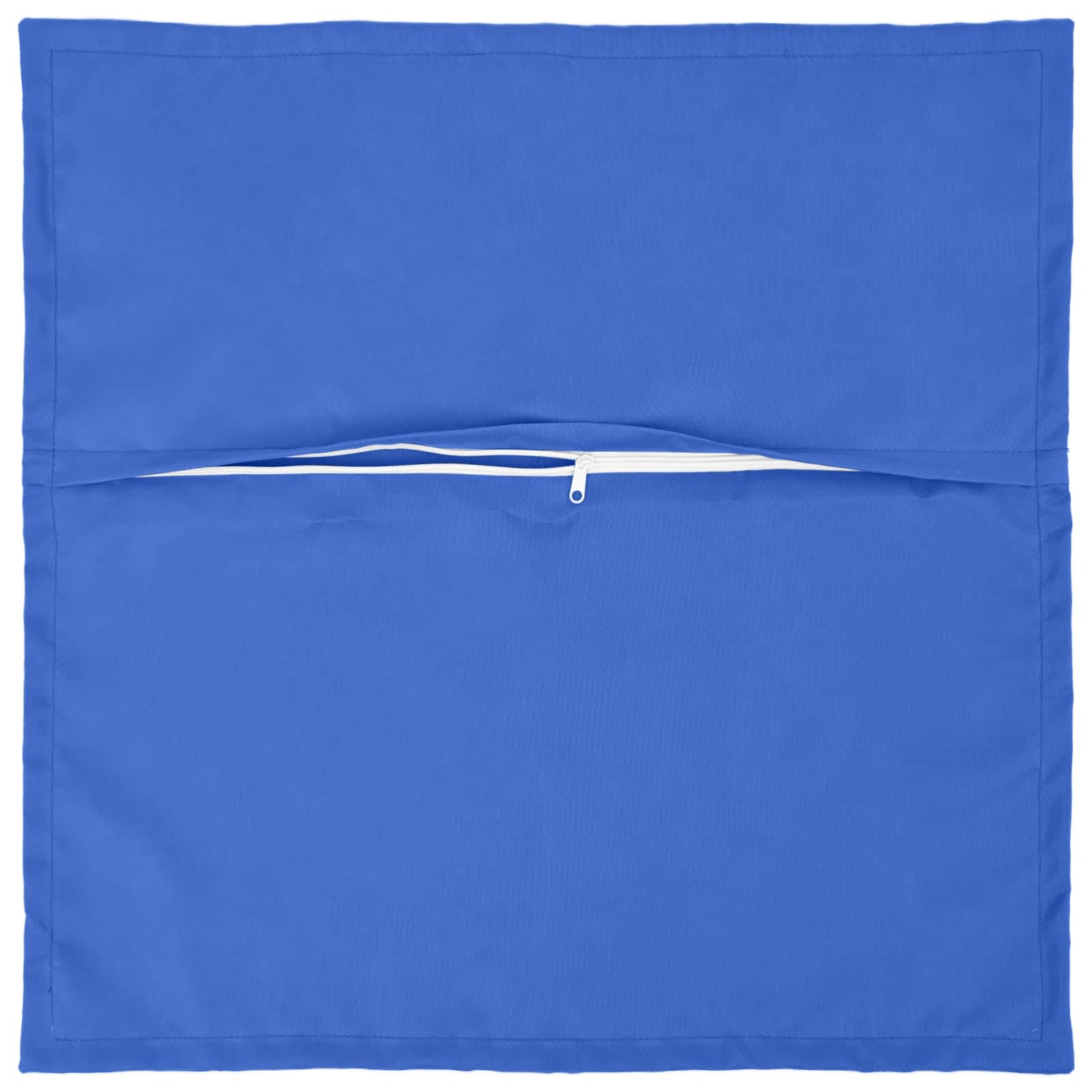 vidaXL Cushion Cover 12 pcs HOUTEN Royal Blue 50 x 50 cm Polyester 4