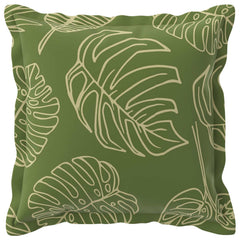 vidaXL Cushion Cover 12 pcs HOUTEN Leaf Design 50 x 50 cm Polyester 3