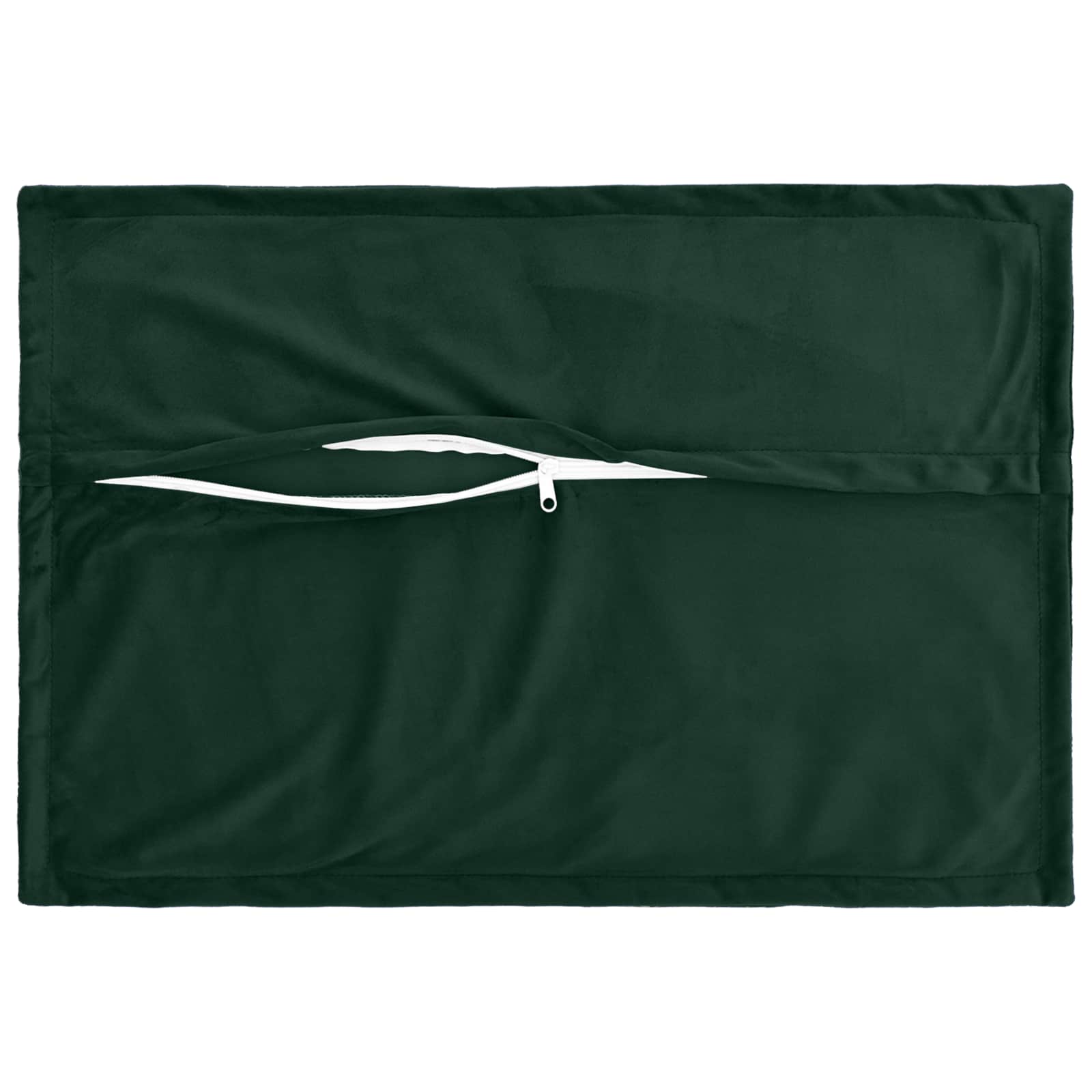 vidaXL Cushion Cover 6 pcs HOUTEN Dark Green 50 x 70 cm Velvet 4