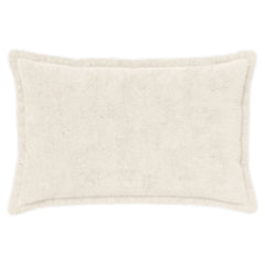 vidaXL Cushion Cover 6 pcs HOUTEN White 50 x 70 cm Faux Rabbit Fur 3