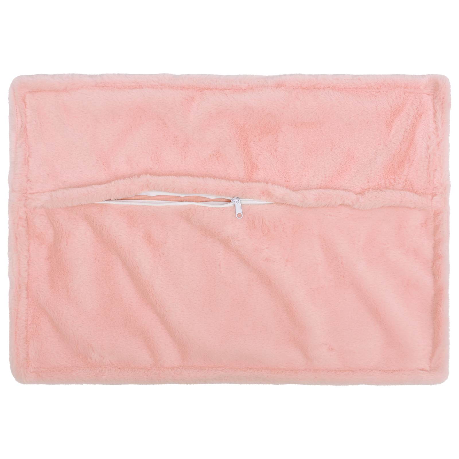 vidaXL Cushion Cover 6 pcs HOUTEN Pink 50 x 70 cm Faux Rabbit Fur 4