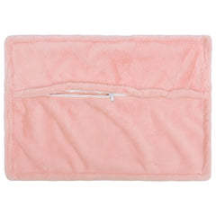 vidaXL Cushion Cover 6 pcs HOUTEN Pink 50 x 70 cm Faux Rabbit Fur 4