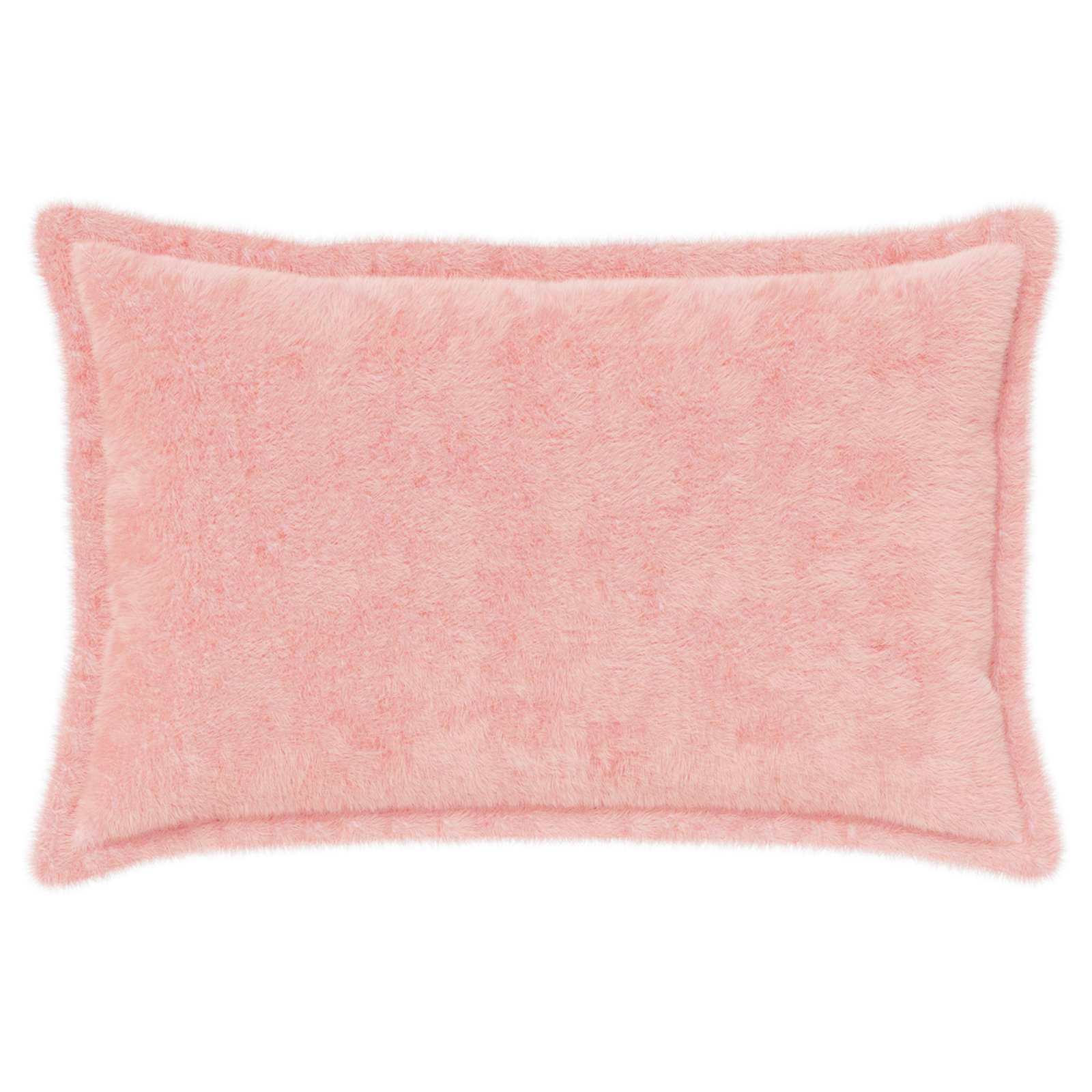 vidaXL Cushion Cover 6 pcs HOUTEN Pink 50 x 70 cm Faux Rabbit Fur 3
