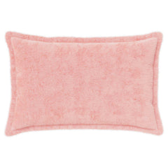 vidaXL Cushion Cover 6 pcs HOUTEN Pink 50 x 70 cm Faux Rabbit Fur 3