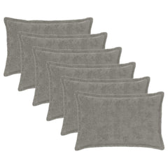 vidaXL Cushion Cover 6 pcs HOUTEN Light Grey 50 x 70 cm 2