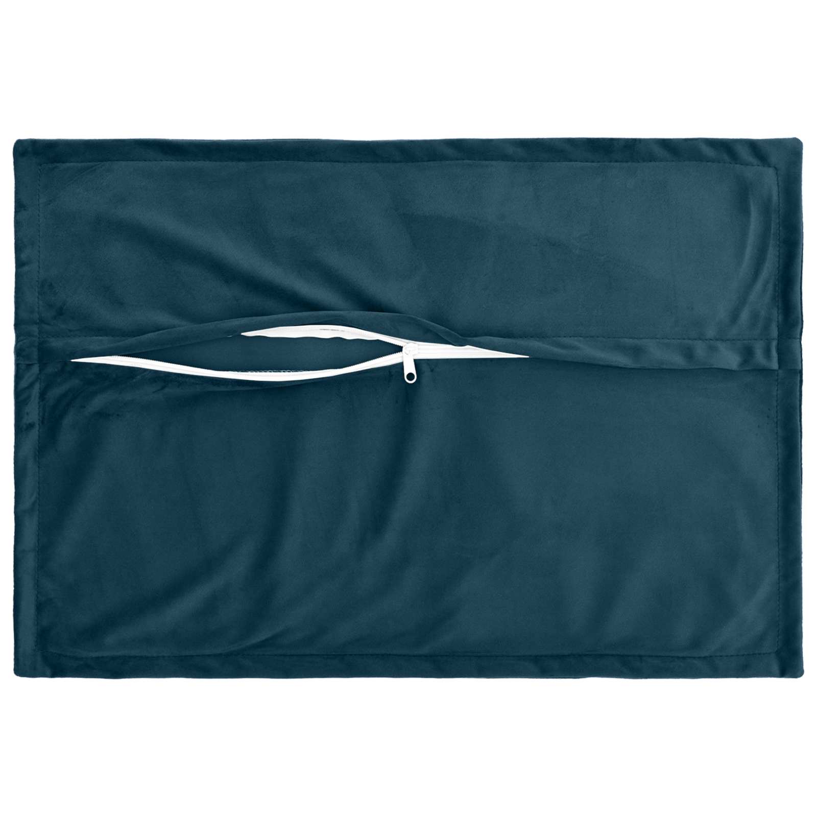 vidaXL Cushion Cover 6 pcs HOUTEN Blue 50 x 75 cm Velvet 4