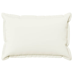 Cushion Cover 6 pcs HOUTEN White Faux Linen, image 3